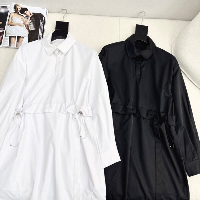 HERMES 25S DRAWSTRING DRESS 079