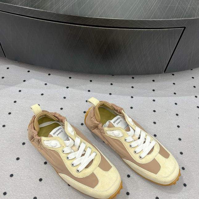 TRAIL SNEAKER IN BISQUE MIX FRENCH BEIGE SUEDE
