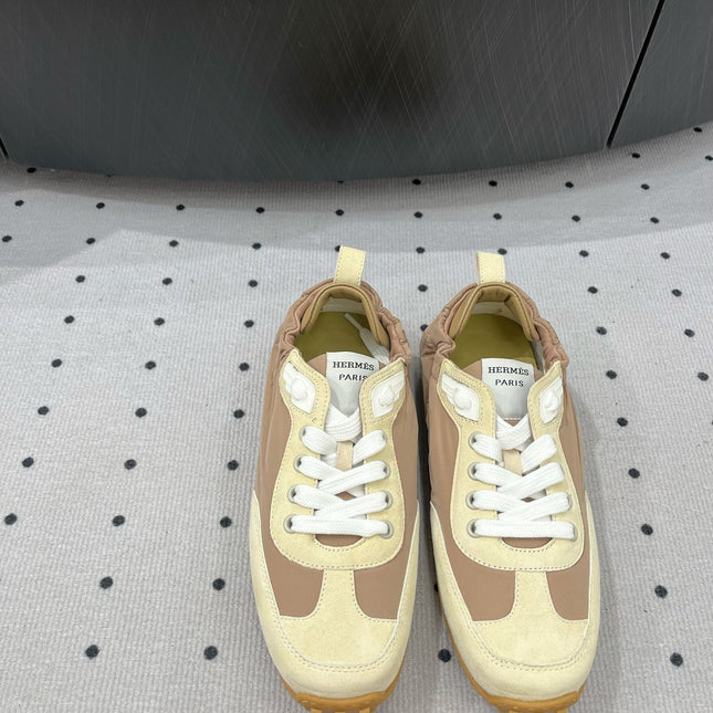 TRAIL SNEAKER IN BISQUE MIX FRENCH BEIGE SUEDE