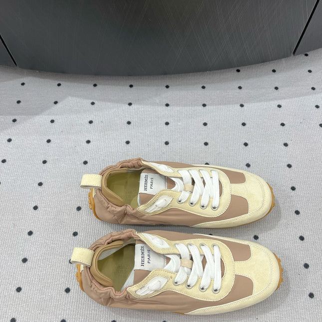 TRAIL SNEAKER IN BISQUE MIX FRENCH BEIGE SUEDE