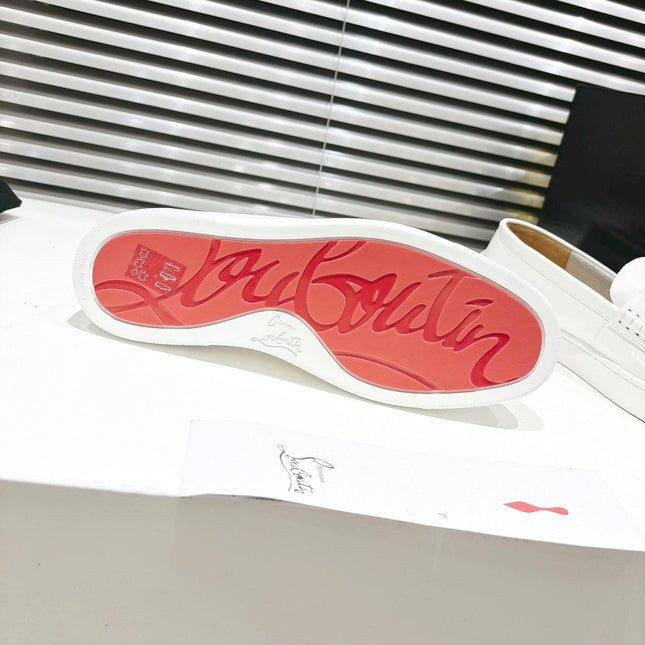 CHAMBELIBOAT REVERSED NUBUCK BOAT SHOES IN WHITE SHINY CALFSKIN