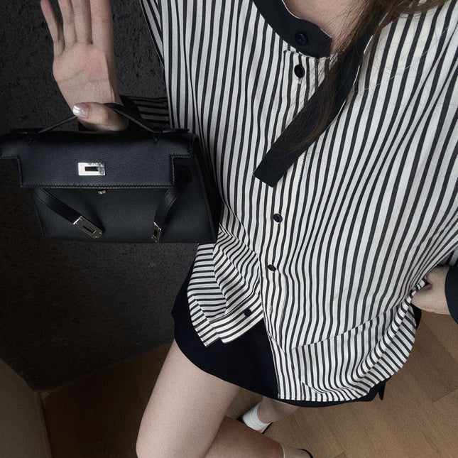 CHANEL 25S STRIPED SHIRT STYLE 103