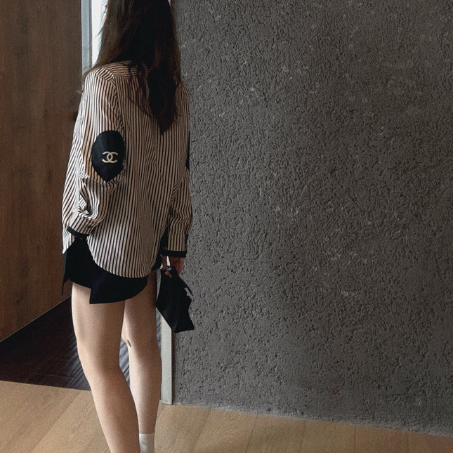 CHANEL 25S STRIPED SHIRT STYLE 103