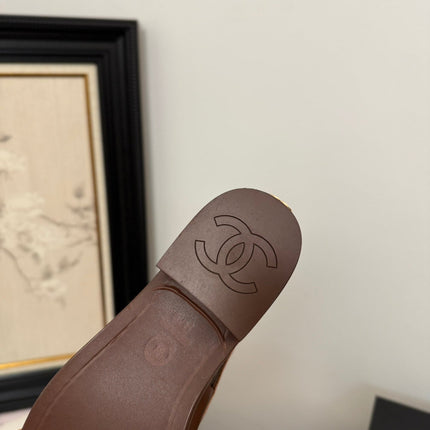 CC 25C Slingback Loafer Brown Patent Leather