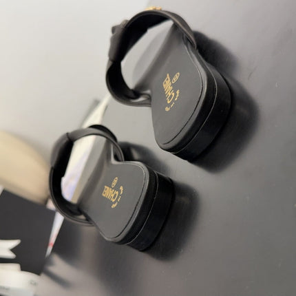 LACE MULE 2 CM IN BLACK LAMBSKIN