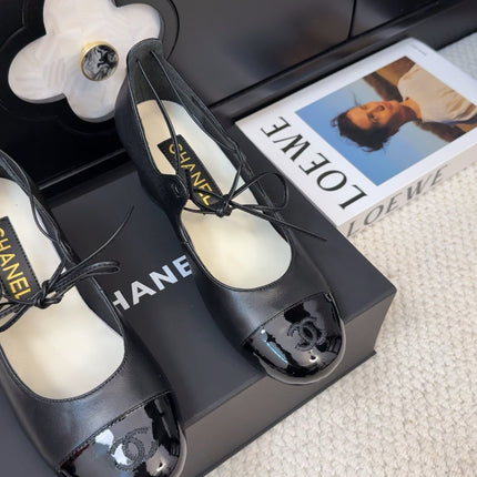 MARY JANE PUMPS 55 MM IN BLACK LAMBSKIN