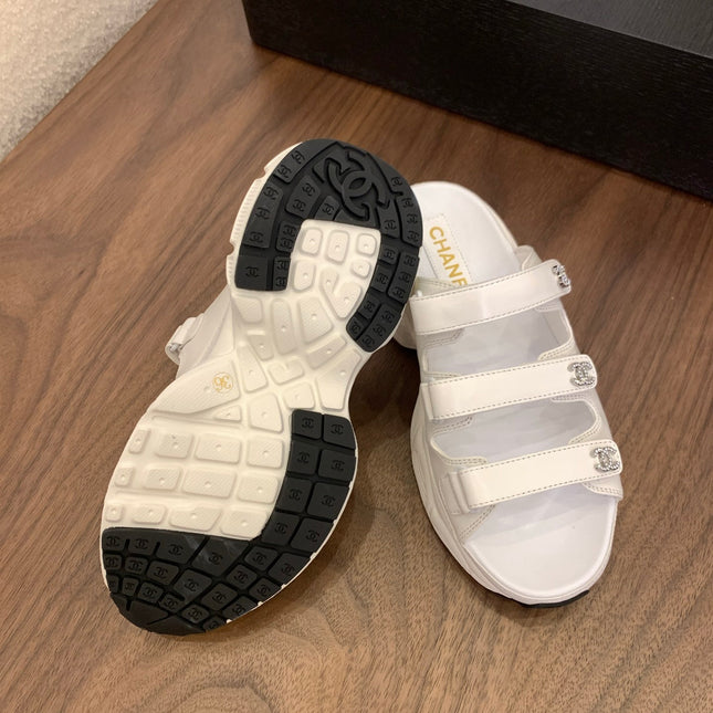 MULES 25S LOGO IN WHITE LAMBSKIN