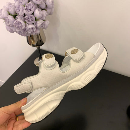 SANDAL 25S IN WHITE LAMBSKIN EMBOSED SNAKE PATTERN