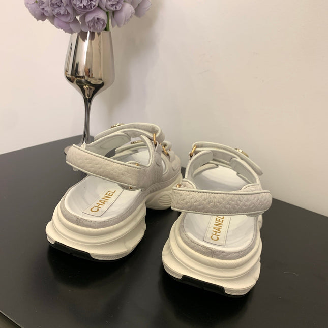 SANDAL 25S IN WHITE LAMBSKIN EMBOSED SNAKE PATTERN