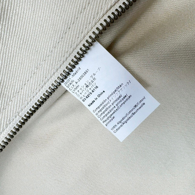 Loewe 25 Jacket Beige Cotton