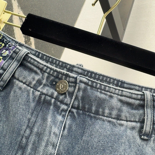 CC 25 Pants Blue Cotton