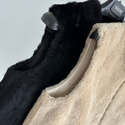 HERMES 25S PLUSH FLEECE VEST JACKET 003