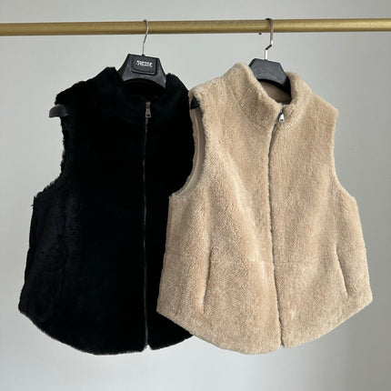 HERMES 25S PLUSH FLEECE VEST JACKET 003