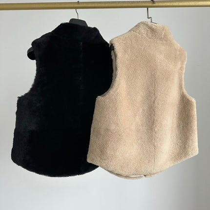 HERMES 25S PLUSH FLEECE VEST JACKET 003