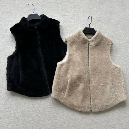 HERMES 25S PLUSH FLEECE VEST JACKET 003