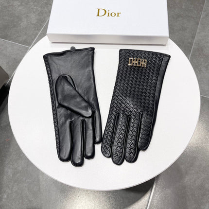 TOUCHSCREEN GLOVES IN BLACK LAMBSKIN 119030