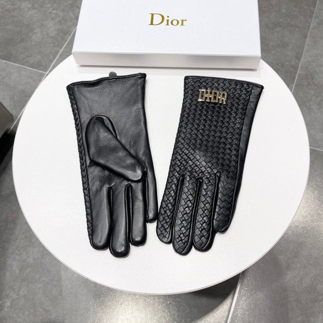 TOUCHSCREEN GLOVES IN BLACK LAMBSKIN 119030