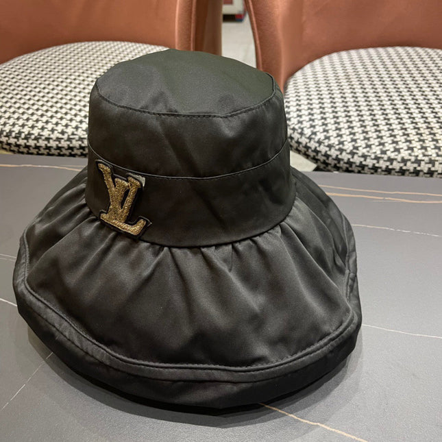 BUCKET HAT IN BLACK COTTON 404526