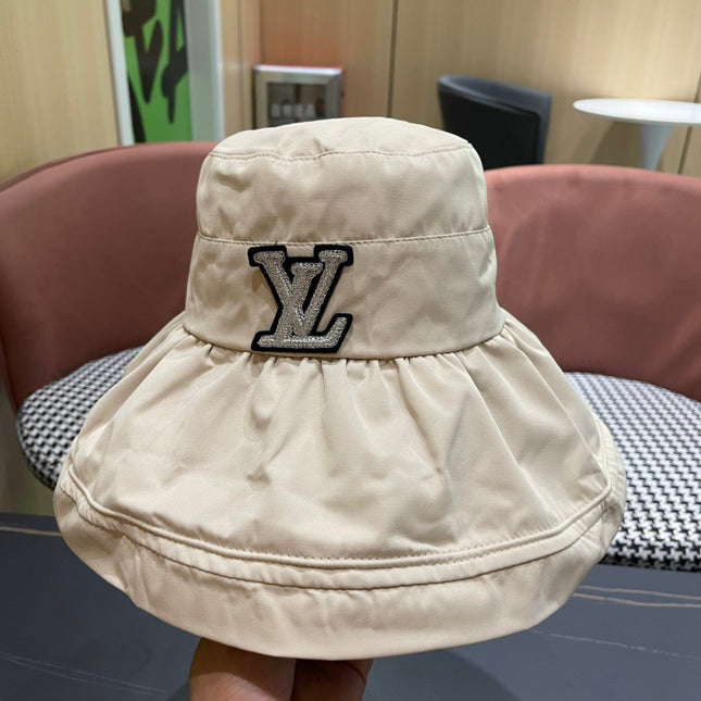 BUCKET HAT IN COSMIC LATTE BEIGE COTTON 404528