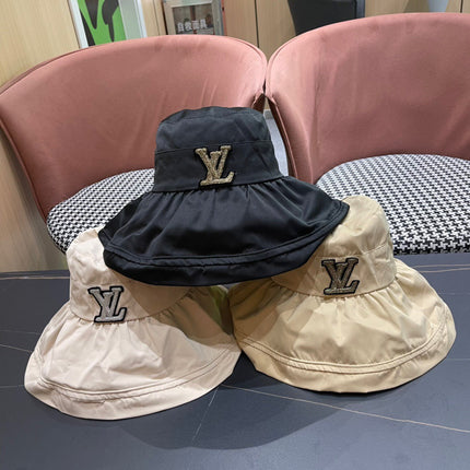 BUCKET HAT IN COSMIC LATTE BEIGE COTTON 404528
