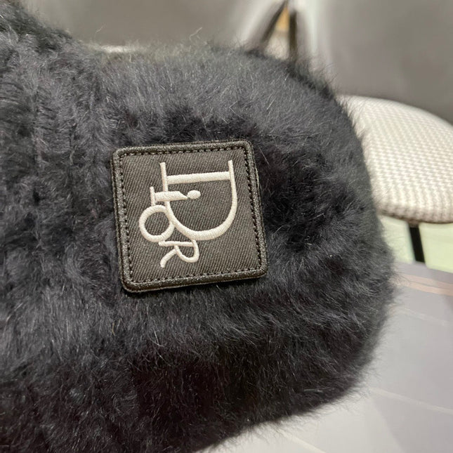 BUCKET HAT IN BLACK MIXED WOOL 416223