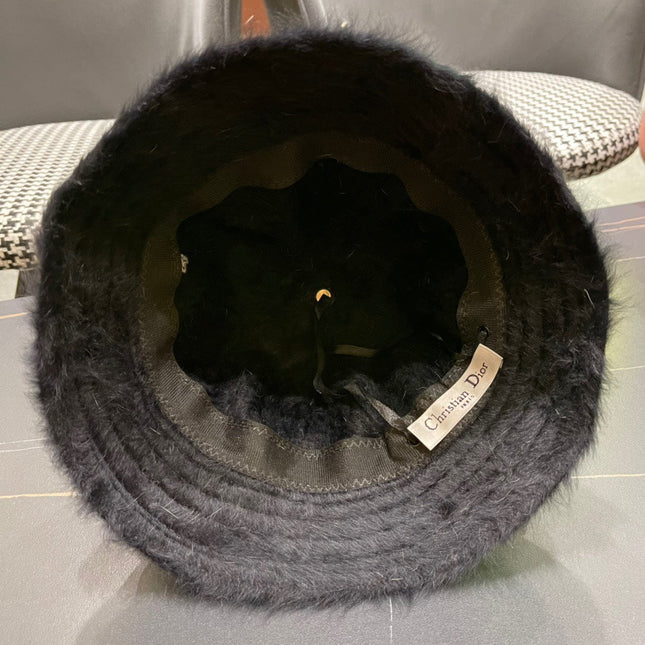 BUCKET HAT IN BLACK MIXED WOOL 416223