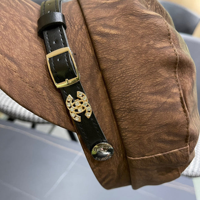 BAKER BOY CAP IN PECAN BROWN CALFSKIN 420947