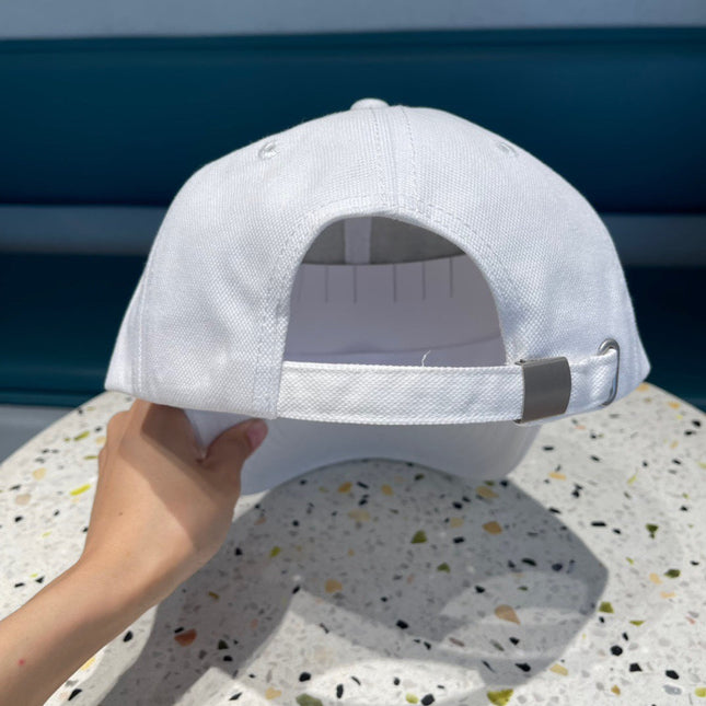 DIOR BASEBALL CAP IN WHITE COTTON 427795