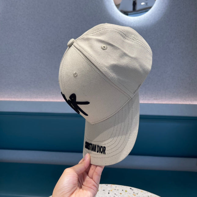 DIOR BASEBALL CAP IN BEIGE COTTON 427796