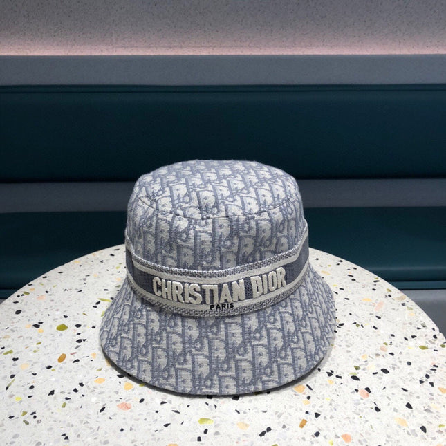 BUCKET HAT IN BLUE GRAY COTTON 429924