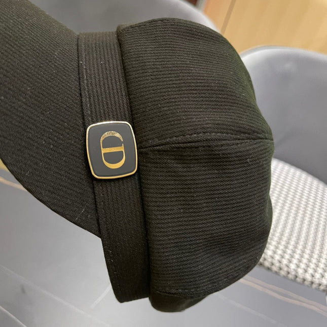 BAKER BOY HAT IN BLACK COTTON 429850