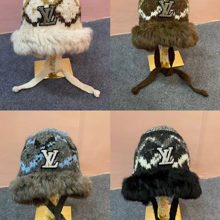 KNITTED WOOL HAT COLORFUL 436581
