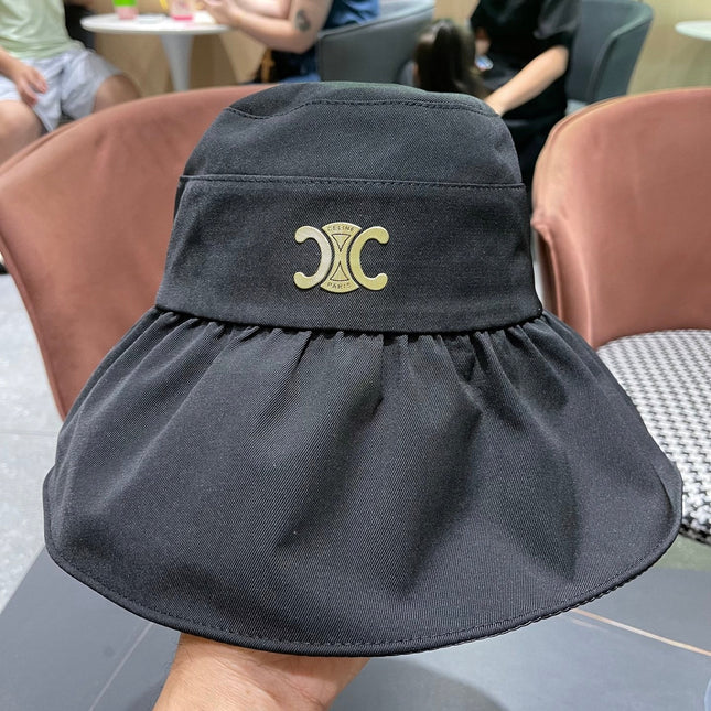 CELINE 25S BUCKET HAT 734583 IN BLACK