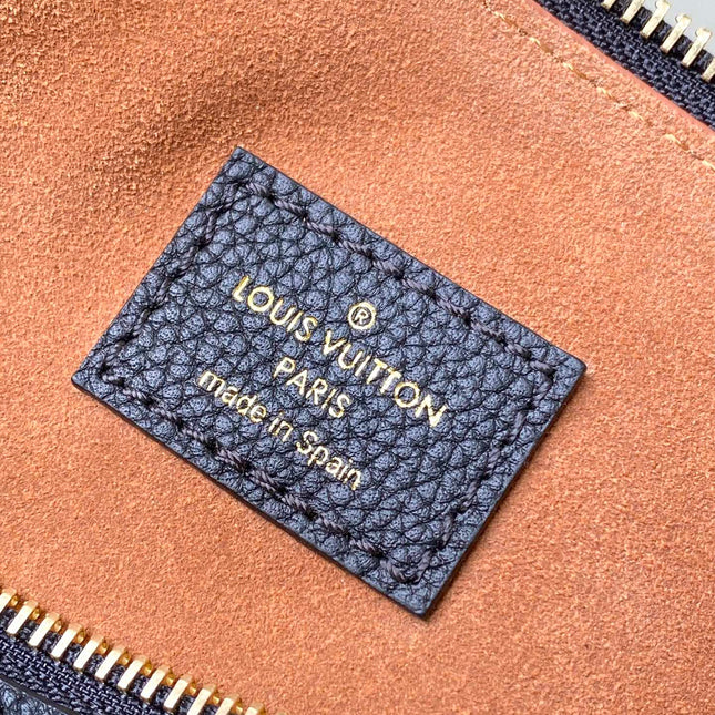 LOW KEY BUMBAG 28 IN BLACK CALFSKIN GOLD BUCKLE