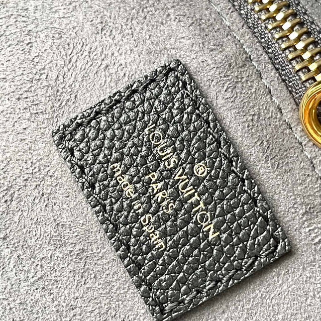 NEVERFULL MM 31 IN BLACK CREAM MONOGRAM EMPREINTE LEATHER