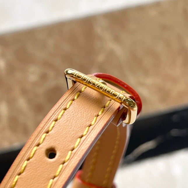 NANO NOÉ 16 IN LAGOON BLUE MONOGRAM TILES CANVAS