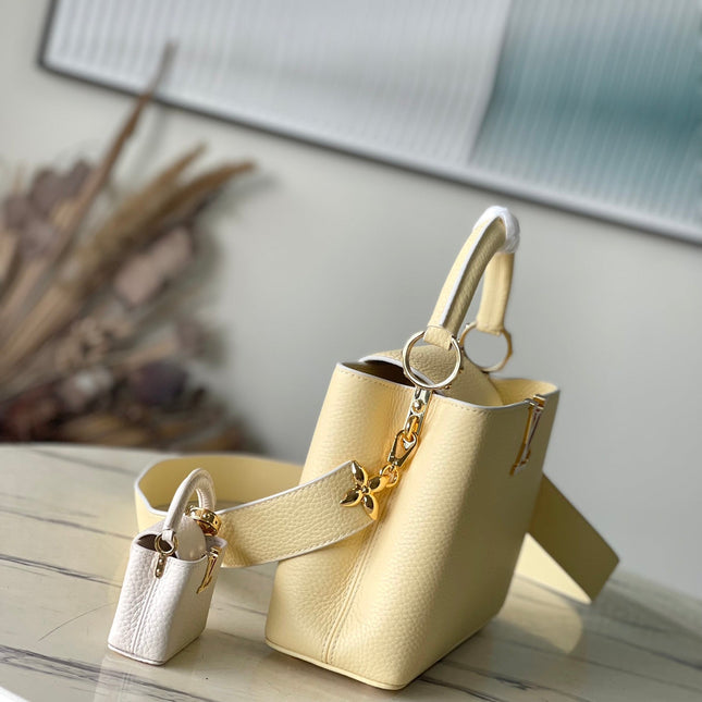 CAPUCINES BB 26 IN BANANA YELLOW TAURILLON