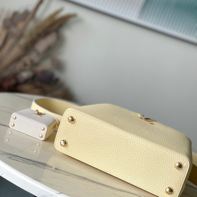 CAPUCINES BB 26 IN BANANA YELLOW TAURILLON