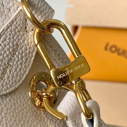 BUNDLE 28 IN WHITE ORANGE MONOGRAM EMPREINTE LEATHER GOLD HARDWARE