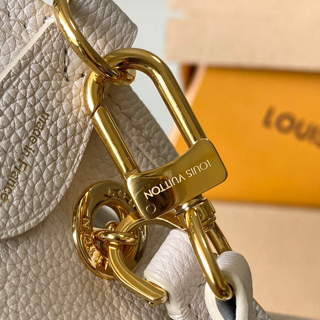 BUNDLE 28 IN WHITE ORANGE MONOGRAM EMPREINTE LEATHER GOLD HARDWARE