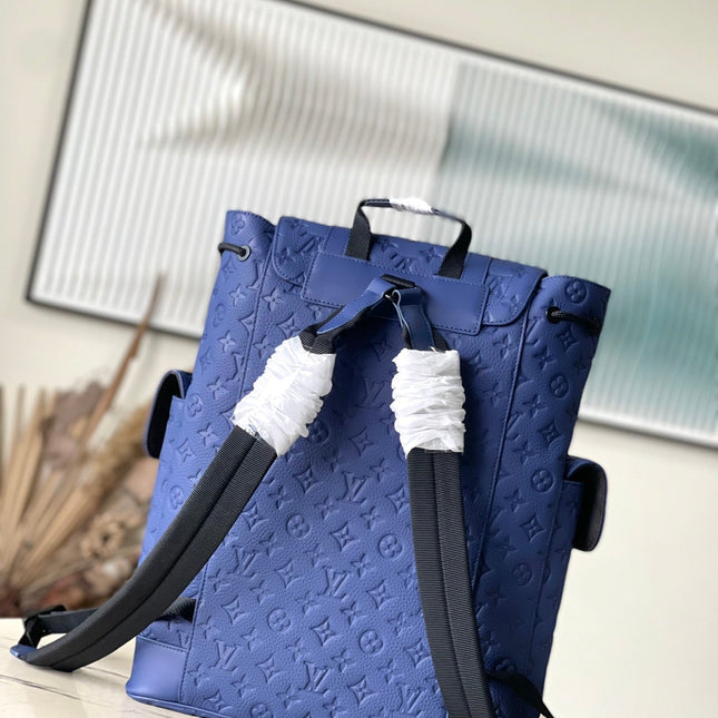 CHRISTOPHER MM 44 IN SAPPHIRE BLUE TAURILLON