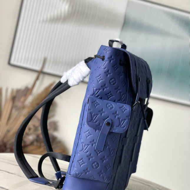 CHRISTOPHER MM 44 IN SAPPHIRE BLUE TAURILLON