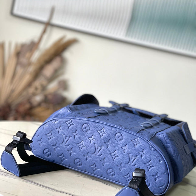 CHRISTOPHER MM 44 IN SAPPHIRE BLUE TAURILLON