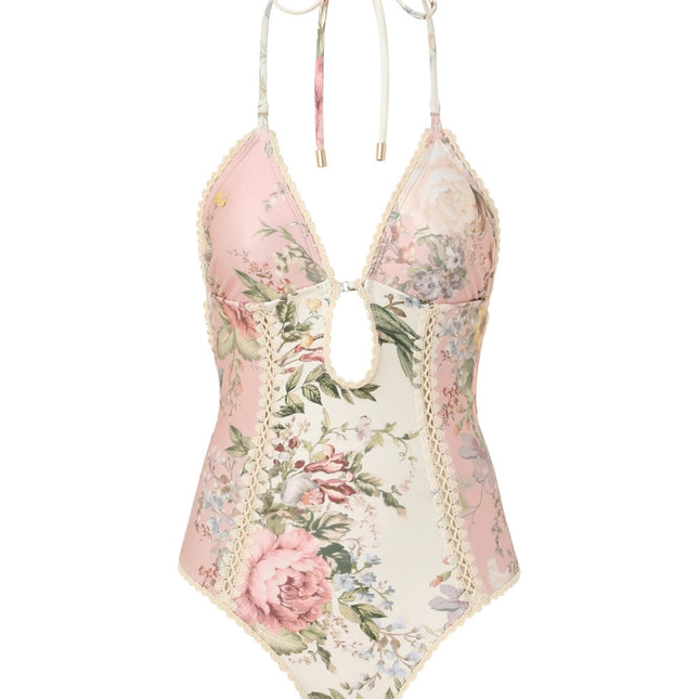 ZIMMERMANN BIKINI WITH PLUNGING NECKLINE 270509