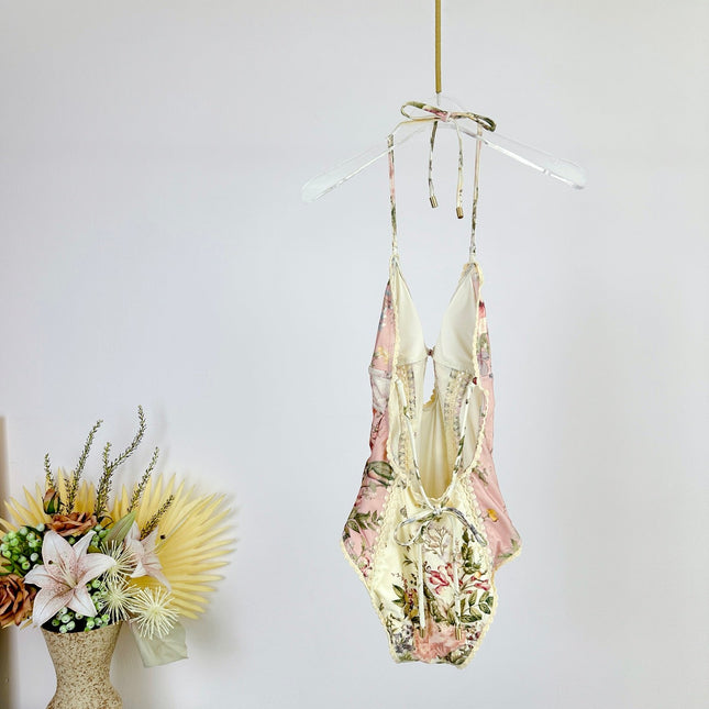 ZIMMERMANN BIKINI WITH PLUNGING NECKLINE 270509