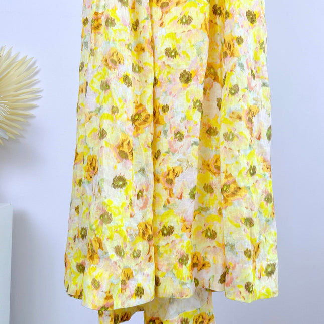 BACKLESS MIDI DRESS 25S IN LINEN 266369