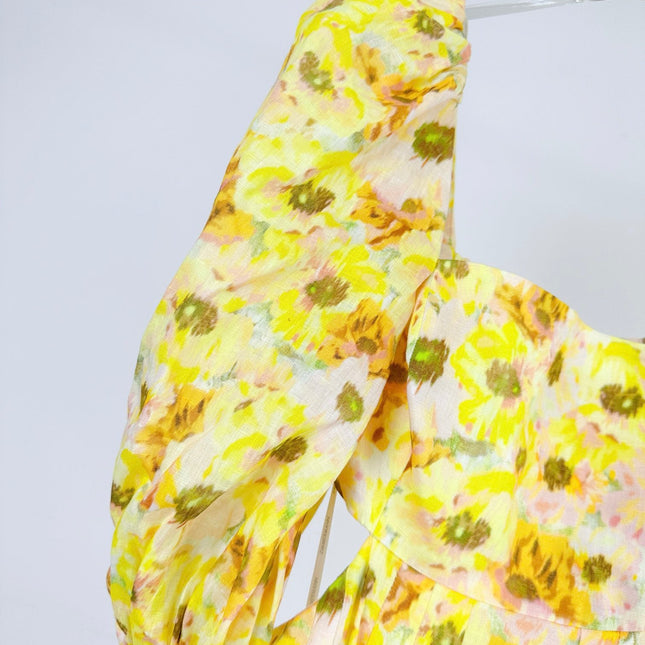 BACKLESS MIDI DRESS 25S IN LINEN 266369