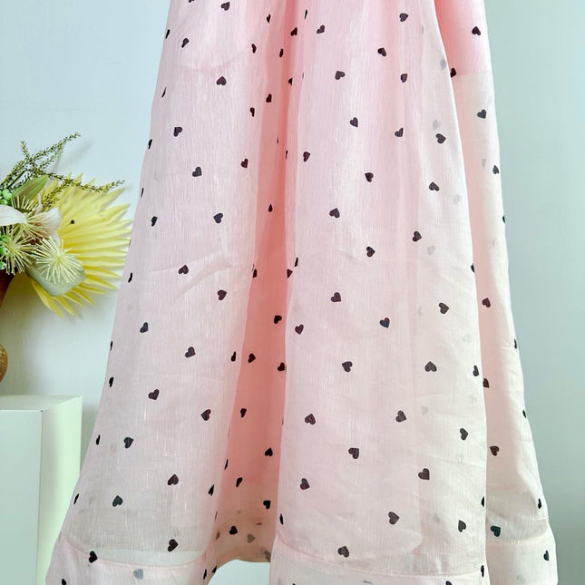 ZIMMERMANN HEART-PRINT KNEE-LENGTH DRESS 270169