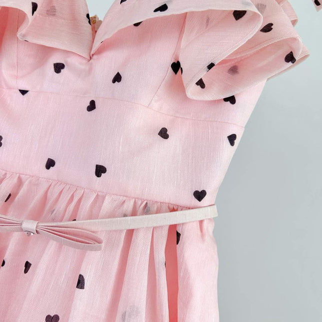 ZIMMERMANN HEART-PRINT KNEE-LENGTH DRESS 270169