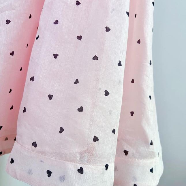 ZIMMERMANN HEART-PRINT KNEE-LENGTH DRESS 270169